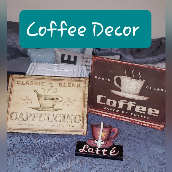 Coffee decor 3 pc set - Picture 4 of 7